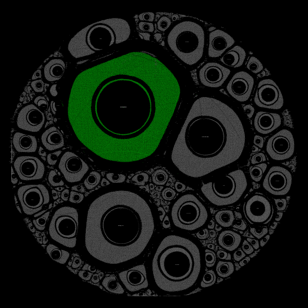 The previous network but coloured to show HMRC’s ego network. Full size (10240x10240).