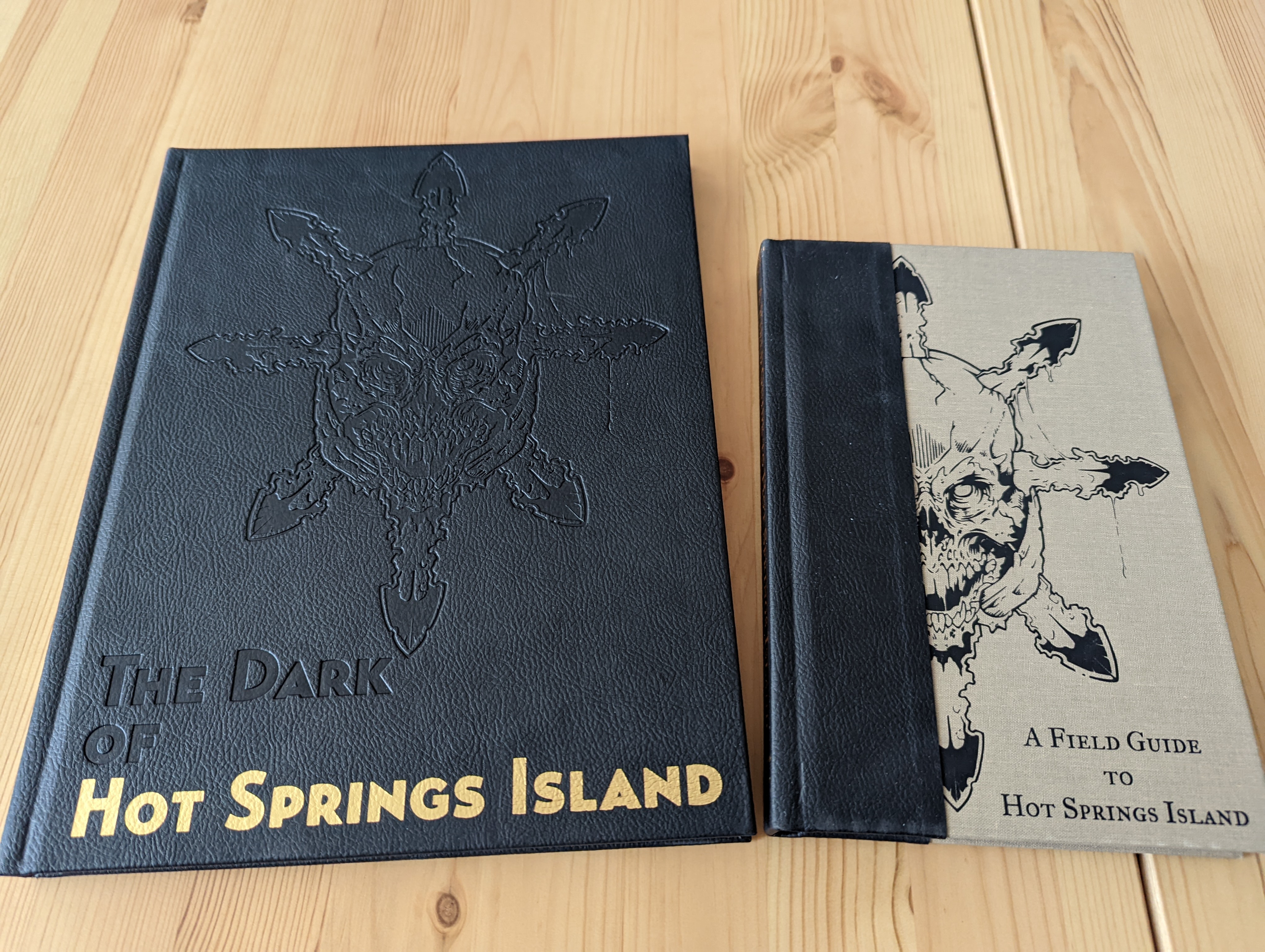 The Dark of Hot Springs Island & A Field Guide to Hot Springs Island.